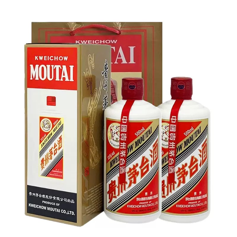 茅台MOUTAI飞天茅台53度500ml 酱香型白酒海外版